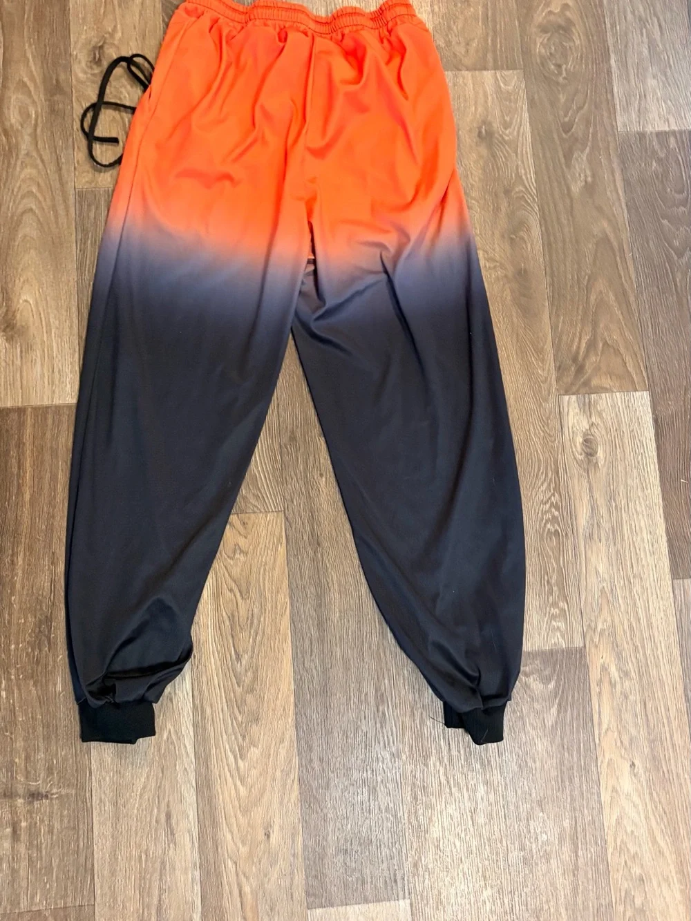 Faith Ombre Orange to Black Kids Jogger Pants